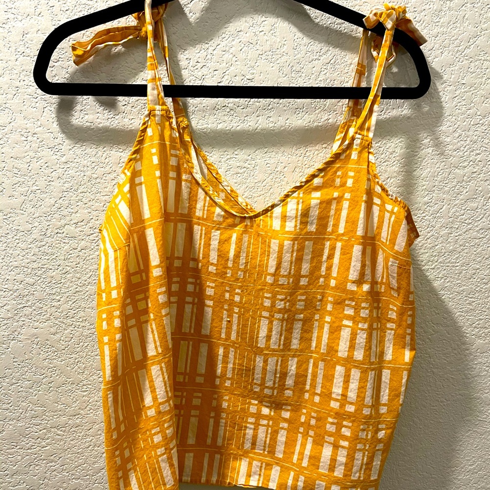 Tie shoulder blouse